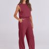 ANRABESS Jumpsuits for Women Casual Summer Sleeveless 2025 Romper One Piece Outfit Active Workout Lounge Jumpsuits Pockets - Image 31