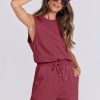 ANRABESS Jumpsuits for Women Casual Summer Sleeveless 2025 Romper One Piece Outfit Active Workout Lounge Jumpsuits Pockets - Image 34