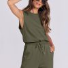 ANRABESS Jumpsuits for Women Casual Summer Sleeveless 2025 Romper One Piece Outfit Active Workout Lounge Jumpsuits Pockets - Image 43