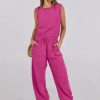 ANRABESS Jumpsuits for Women Casual Summer Sleeveless 2025 Romper One Piece Outfit Active Workout Lounge Jumpsuits Pockets - Image 47