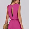 ANRABESS Jumpsuits for Women Casual Summer Sleeveless 2025 Romper One Piece Outfit Active Workout Lounge Jumpsuits Pockets - Image 50