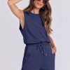 ANRABESS Jumpsuits for Women Casual Summer Sleeveless 2025 Romper One Piece Outfit Active Workout Lounge Jumpsuits Pockets - Image 70