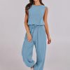 ANRABESS Jumpsuits for Women Casual Summer Sleeveless 2025 Romper One Piece Outfit Active Workout Lounge Jumpsuits Pockets - Image 75