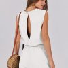 ANRABESS Jumpsuits for Women Casual Summer Sleeveless 2025 Romper One Piece Outfit Active Workout Lounge Jumpsuits Pockets - Image 86