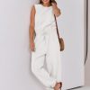 ANRABESS Jumpsuits for Women Casual Summer Sleeveless 2025 Romper One Piece Outfit Active Workout Lounge Jumpsuits Pockets - Image 89