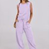 ANRABESS Jumpsuits for Women Casual Summer Sleeveless 2025 Romper One Piece Outfit Active Workout Lounge Jumpsuits Pockets - Image 101