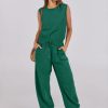 ANRABESS Jumpsuits for Women Casual Summer Sleeveless 2025 Romper One Piece Outfit Active Workout Lounge Jumpsuits Pockets - Image 110