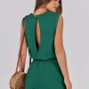 ANRABESS Jumpsuits for Women Casual Summer Sleeveless 2025 Romper One Piece Outfit Active Workout Lounge Jumpsuits Pockets - Image 113
