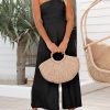 ANRABESS Women's Summer Straps One Shoulder High Waist Dressy Casual Wide Leg Linen Jumpsuit Romper Beach Travel Outfits - Image 3