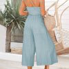ANRABESS Women's Summer Straps One Shoulder High Waist Dressy Casual Wide Leg Linen Jumpsuit Romper Beach Travel Outfits - Image 13
