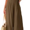 ANRABESS Women's Summer Straps One Shoulder High Waist Dressy Casual Wide Leg Linen Jumpsuit Romper Beach Travel Outfits - Image 14