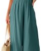 ANRABESS Women's Summer Straps One Shoulder High Waist Dressy Casual Wide Leg Linen Jumpsuit Romper Beach Travel Outfits - Image 32