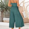 ANRABESS Women's Summer Straps One Shoulder High Waist Dressy Casual Wide Leg Linen Jumpsuit Romper Beach Travel Outfits - Image 37