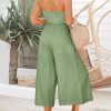 ANRABESS Women's Summer Straps One Shoulder High Waist Dressy Casual Wide Leg Linen Jumpsuit Romper Beach Travel Outfits - Image 61