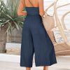 ANRABESS Women's Summer Straps One Shoulder High Waist Dressy Casual Wide Leg Linen Jumpsuit Romper Beach Travel Outfits - Image 67