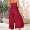 ANRABESS Women's Summer Straps One Shoulder High Waist Dressy Casual Wide Leg Linen Jumpsuit Romper Beach Travel Outfits - Image 84