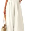 ANRABESS Women's Summer Straps One Shoulder High Waist Dressy Casual Wide Leg Linen Jumpsuit Romper Beach Travel Outfits - Image 91