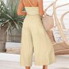 ANRABESS Women's Summer Straps One Shoulder High Waist Dressy Casual Wide Leg Linen Jumpsuit Romper Beach Travel Outfits - Image 102