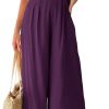 ANRABESS Women's Summer Straps One Shoulder High Waist Dressy Casual Wide Leg Linen Jumpsuit Romper Beach Travel Outfits - Image 103