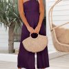 ANRABESS Women's Summer Straps One Shoulder High Waist Dressy Casual Wide Leg Linen Jumpsuit Romper Beach Travel Outfits - Image 105