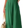 ANRABESS Women's Summer Straps One Shoulder High Waist Dressy Casual Wide Leg Linen Jumpsuit Romper Beach Travel Outfits - Image 109