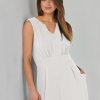 ANRABESS Jumpsuits for Women Summer Dressy Casual Linen Romper Sleeveless V Neck High Waist Wide Leg Beach Vacation Outfits - Image 6