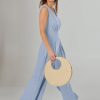 ANRABESS Jumpsuits for Women Summer Dressy Casual Linen Romper Sleeveless V Neck High Waist Wide Leg Beach Vacation Outfits - Image 13