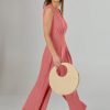 ANRABESS Jumpsuits for Women Summer Dressy Casual Linen Romper Sleeveless V Neck High Waist Wide Leg Beach Vacation Outfits - Image 21