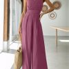 ANRABESS Jumpsuits for Women Summer Dressy Casual Linen Romper Sleeveless V Neck High Waist Wide Leg Beach Vacation Outfits - Image 26