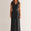 ANRABESS Jumpsuits for Women Summer Dressy Casual Linen Romper Sleeveless V Neck High Waist Wide Leg Beach Vacation Outfits - Image 40