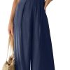 ANRABESS Jumpsuits for Women Summer Dressy Casual Linen Romper Sleeveless V Neck High Waist Wide Leg Beach Vacation Outfits - Image 57