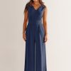 ANRABESS Jumpsuits for Women Summer Dressy Casual Linen Romper Sleeveless V Neck High Waist Wide Leg Beach Vacation Outfits - Image 63