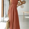ANRABESS Jumpsuits for Women Summer Dressy Casual Linen Romper Sleeveless V Neck High Waist Wide Leg Beach Vacation Outfits - Image 66