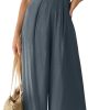 ANRABESS Jumpsuits for Women Summer Dressy Casual Linen Romper Sleeveless V Neck High Waist Wide Leg Beach Vacation Outfits - Image 73