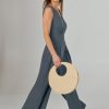 ANRABESS Jumpsuits for Women Summer Dressy Casual Linen Romper Sleeveless V Neck High Waist Wide Leg Beach Vacation Outfits - Image 77