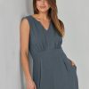 ANRABESS Jumpsuits for Women Summer Dressy Casual Linen Romper Sleeveless V Neck High Waist Wide Leg Beach Vacation Outfits - Image 78