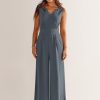 ANRABESS Jumpsuits for Women Summer Dressy Casual Linen Romper Sleeveless V Neck High Waist Wide Leg Beach Vacation Outfits - Image 79