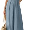 ANRABESS Jumpsuits for Women Summer Dressy Casual Linen Romper Sleeveless V Neck High Waist Wide Leg Beach Vacation Outfits - Image 81