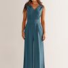 ANRABESS Jumpsuits for Women Summer Dressy Casual Linen Romper Sleeveless V Neck High Waist Wide Leg Beach Vacation Outfits - Image 101