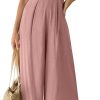 ANRABESS Jumpsuits for Women Summer Dressy Casual Linen Romper Sleeveless V Neck High Waist Wide Leg Beach Vacation Outfits - Image 103