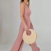 ANRABESS Jumpsuits for Women Summer Dressy Casual Linen Romper Sleeveless V Neck High Waist Wide Leg Beach Vacation Outfits - Image 107